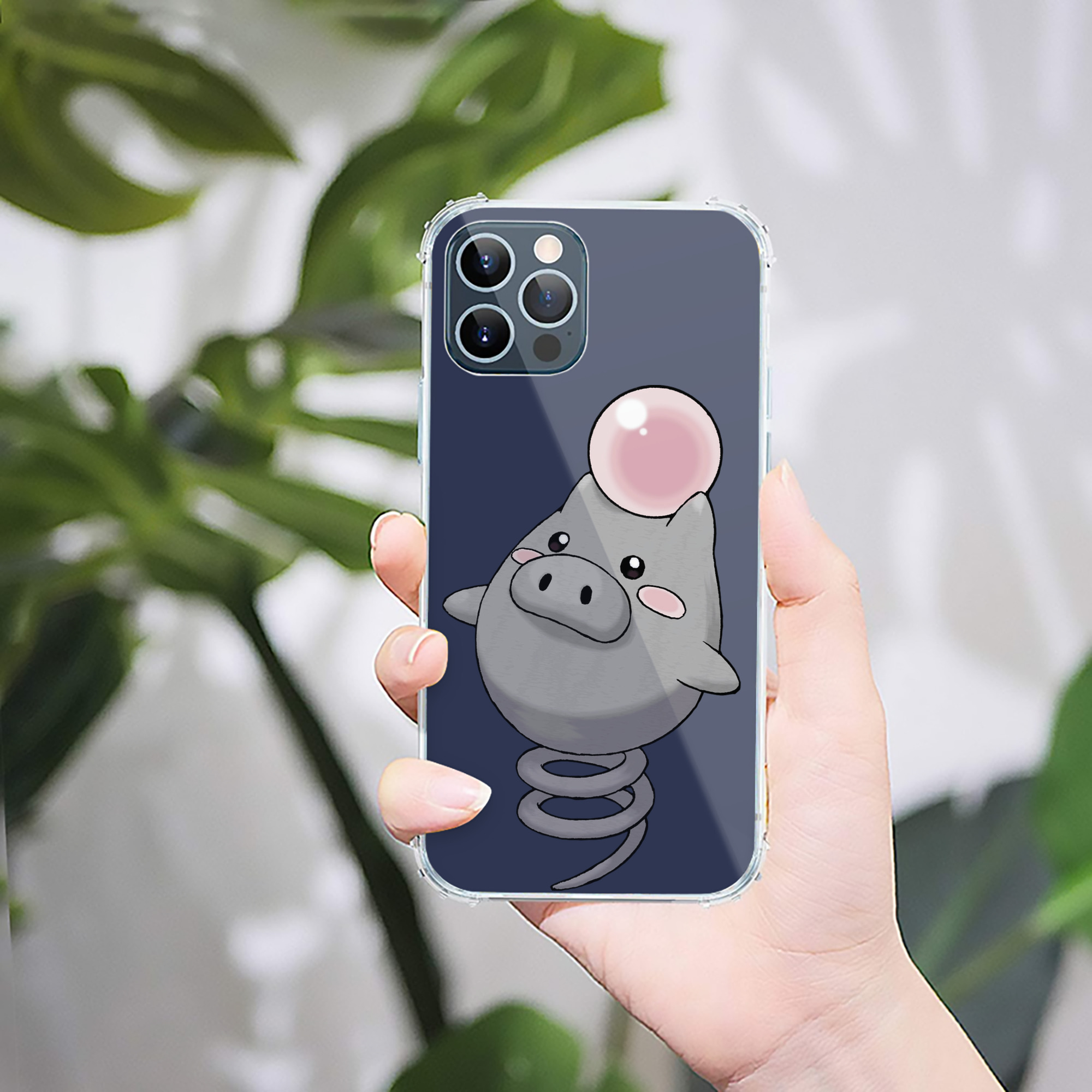 （画像用） ポケットモンスター Pokémon 【iPhone 12シリーズ対応】透明スマホケース（クリアソフトケース）